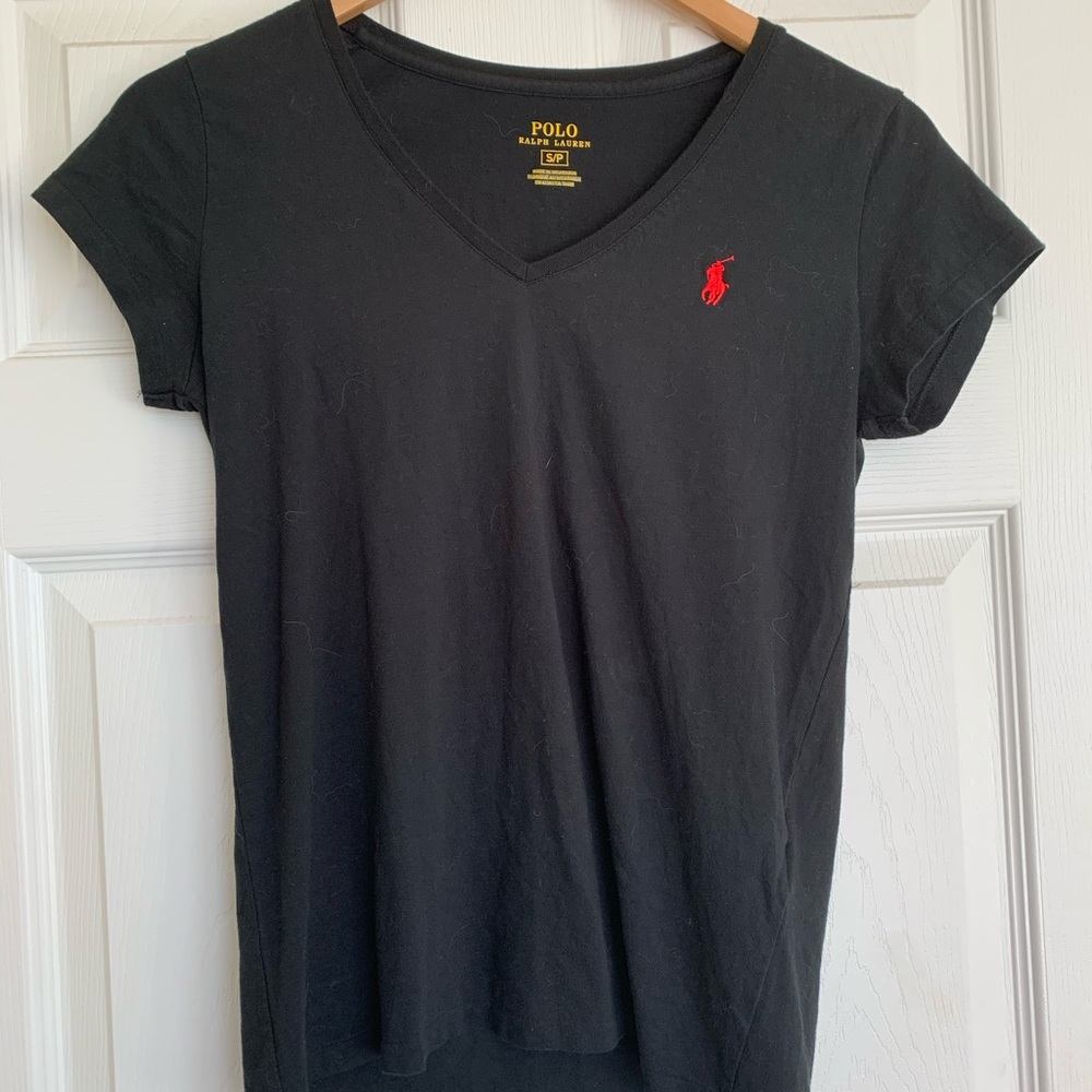Black Polo V-Neck